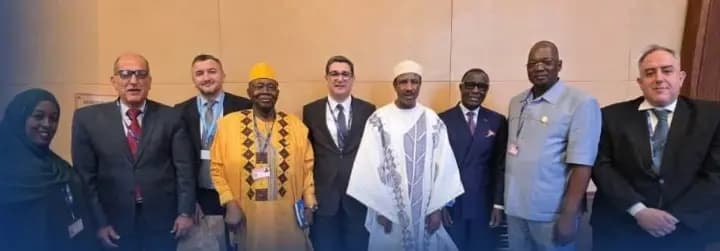 Ait Messaoudene rencontre son homologue tchadien