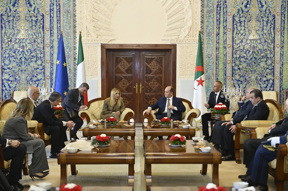La présidente du Conseil des ministres italien entame une visite en Algérie