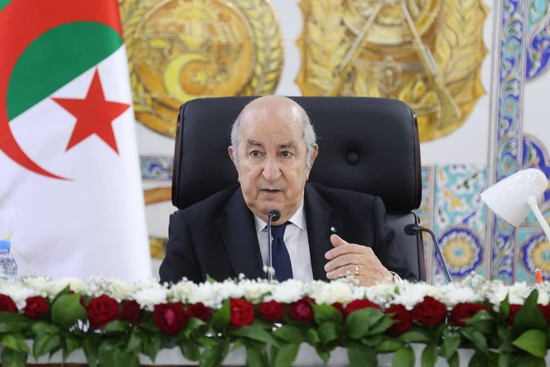 Le président de la République, M. Abdelmadjid Tebboune