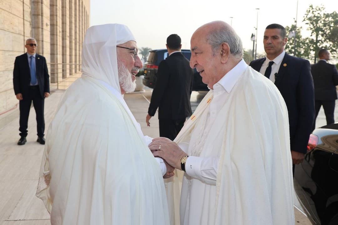 Arrivée du président de la République à Djamaâ El Djazaïr pour accomplir la prière de l'Aïd El-Adha