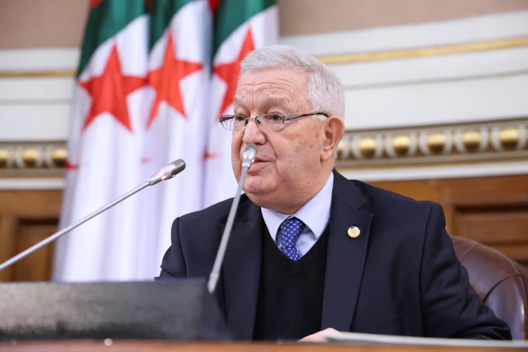 Le président du Conseil de la nation, M. Azouz Nasri