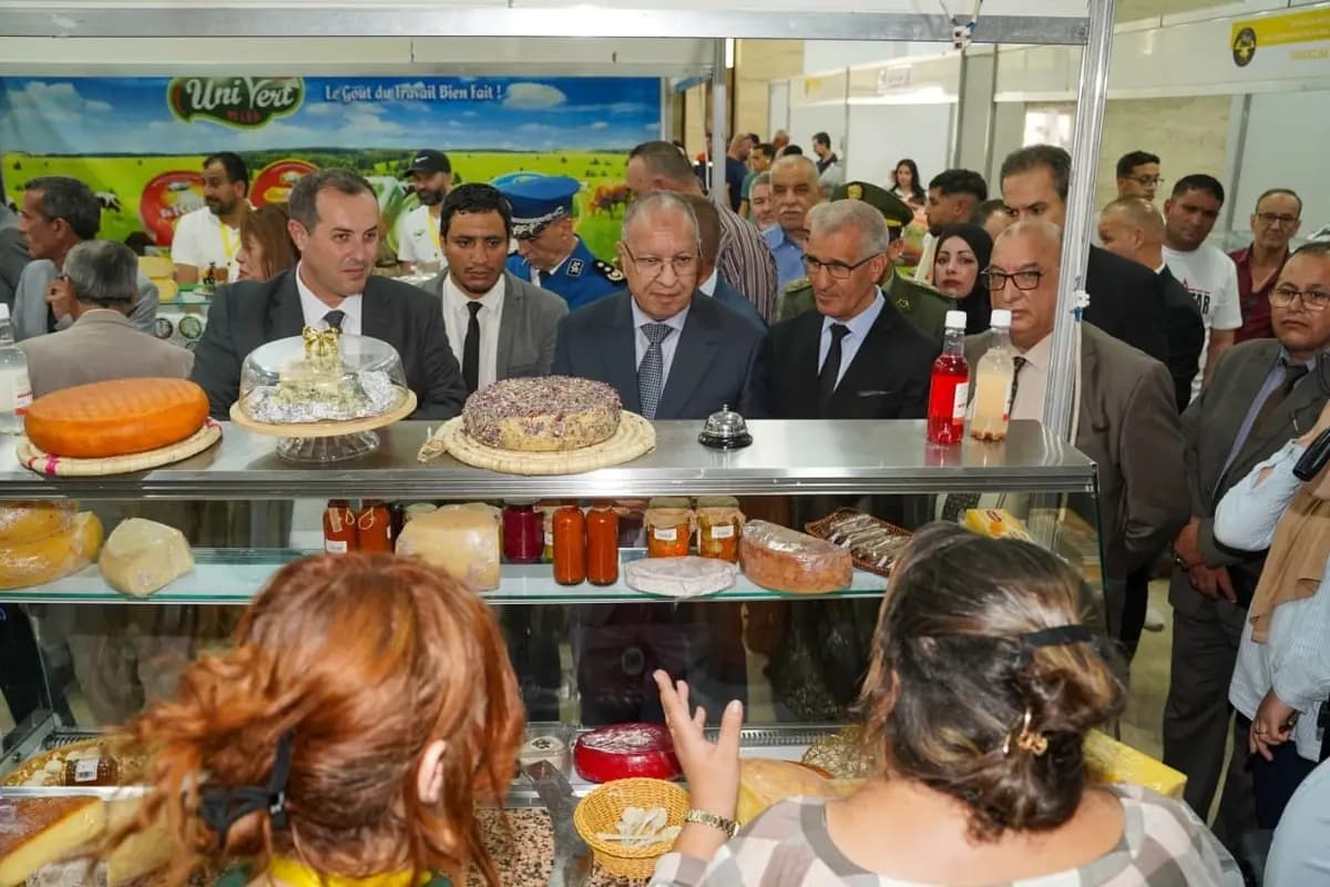 Ouverture du 1er Salon national du fromage et les dérivés du lait avec la participation de 25 exposants