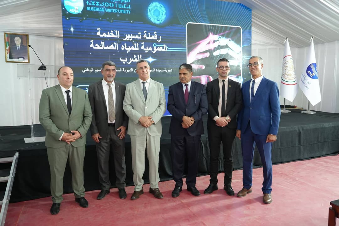 Bouzegza supervise le lancement officiel de la technologie de télégestion du service d’alimentation en eau potable