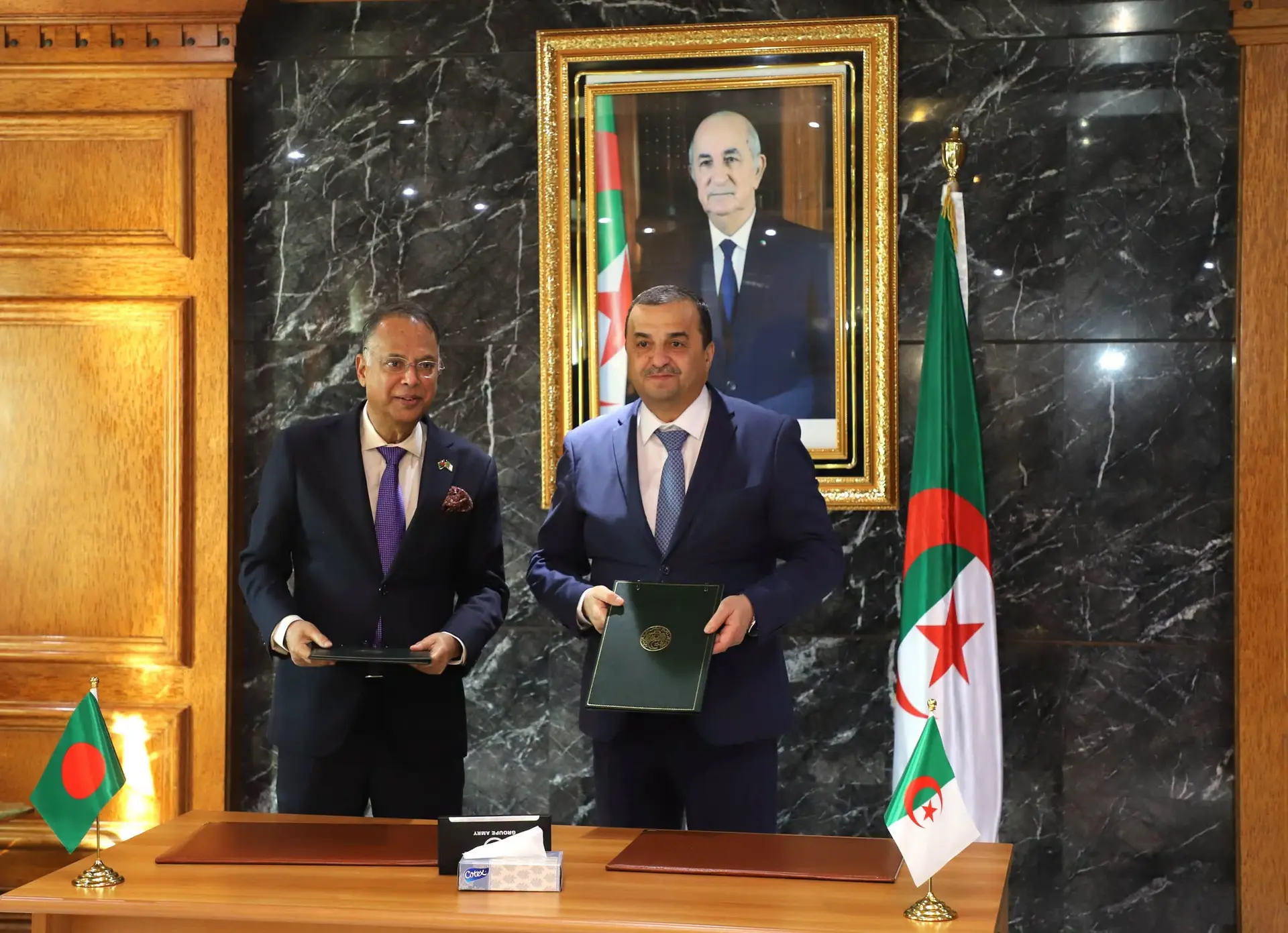 L'Algérie et le Bangladesh signent un mémorandum d’entente de coopération et de partenariat