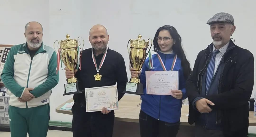 Наср Лина и Белуадах Саад — чемпионы Алжира по шахматам