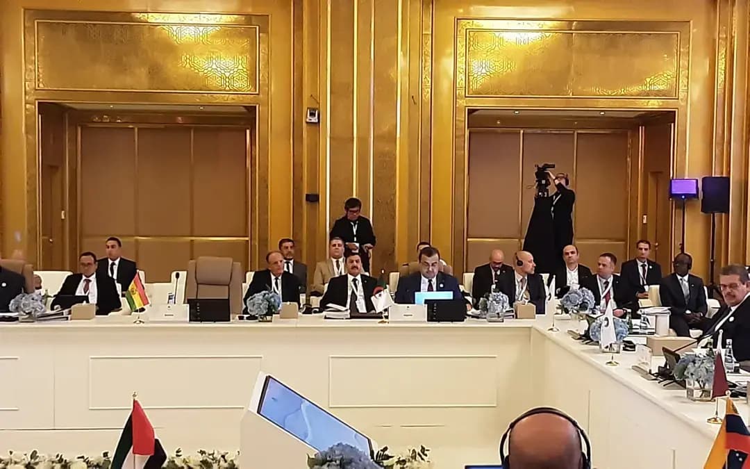 Iger-d Arkab tiɣri seg Dduḥa i usdusu n unmireg sdat yinfalen ilqayanen deg wulzuzen iẓewranen