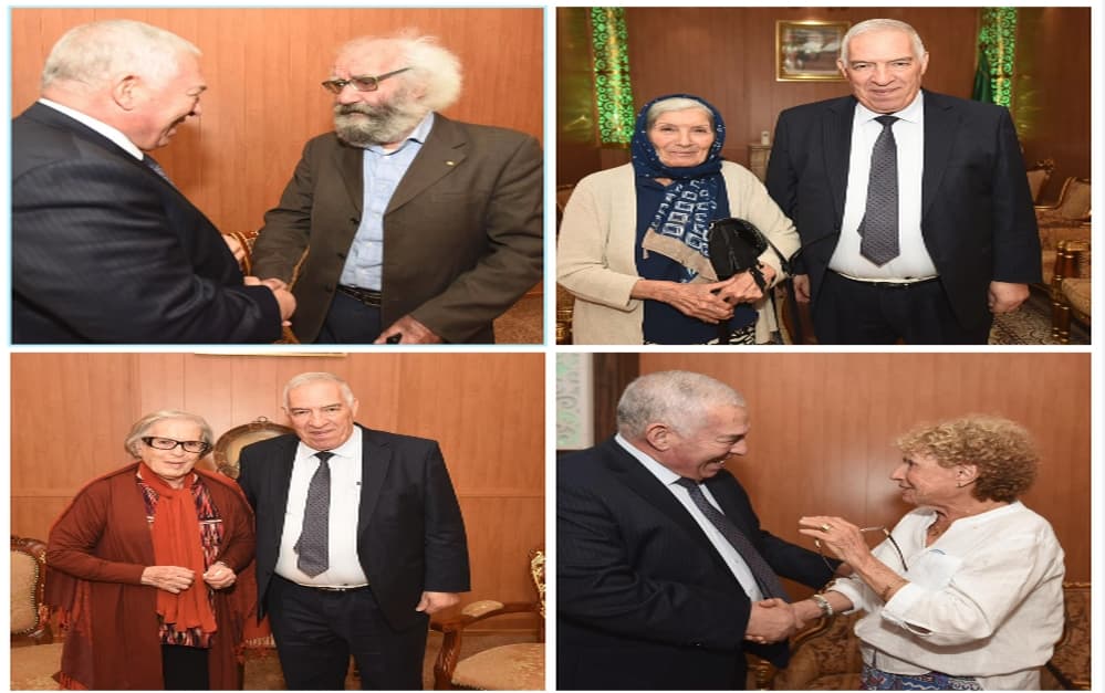 السيد تاشريفت يستقبل عددا من المجاهدين