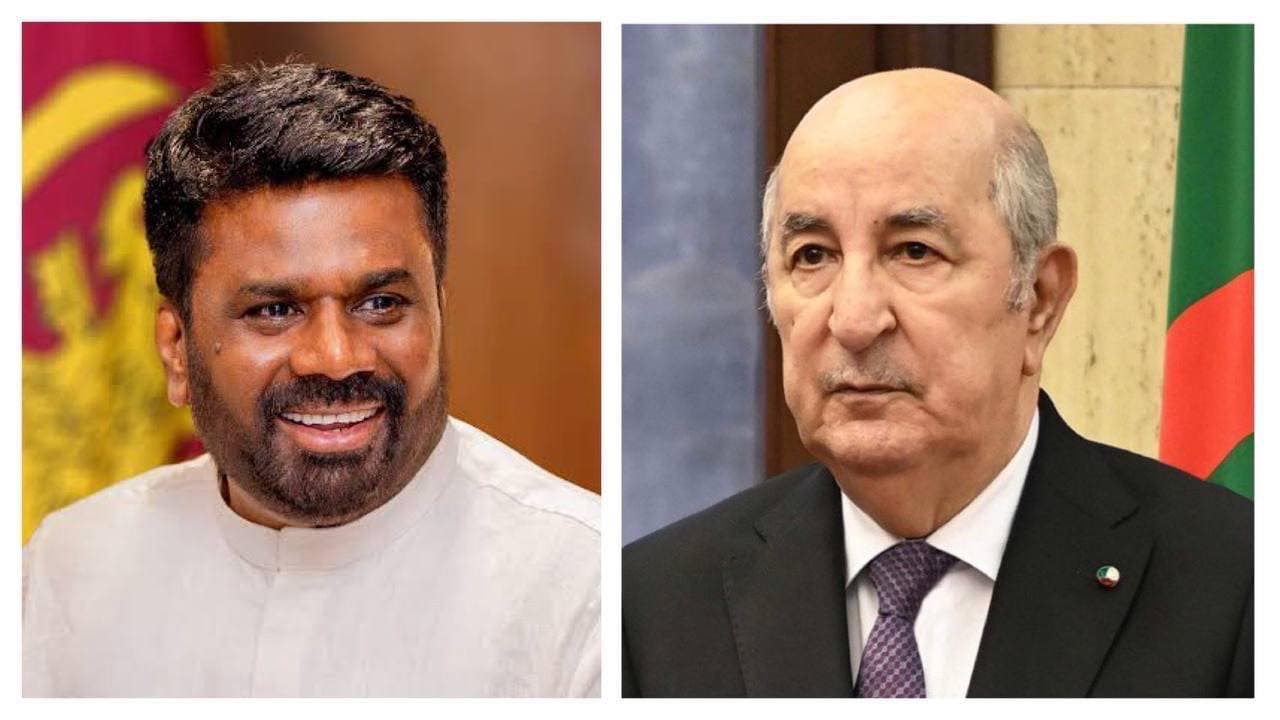 رئيس الجمهورية يتلقى تهاني نظيره السريلانكي