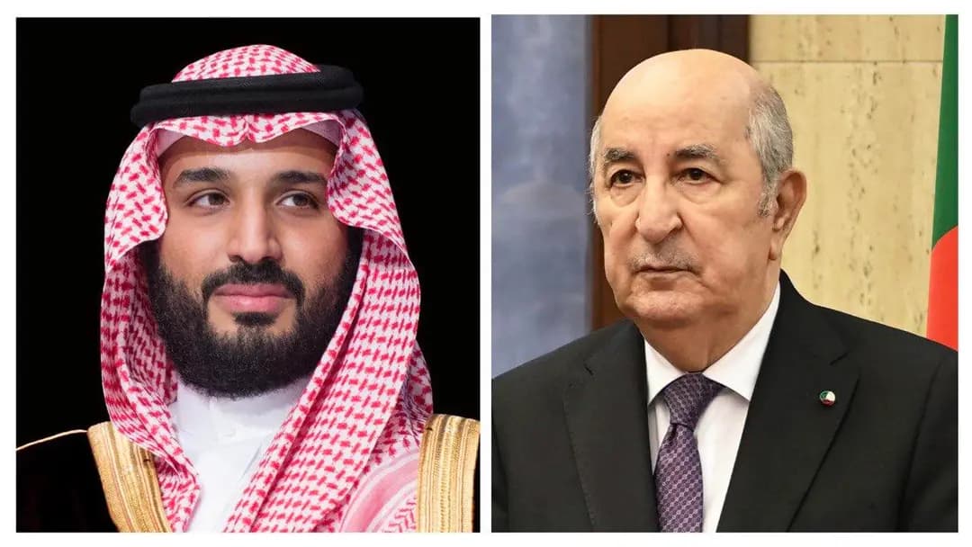 President Tebboune holds phone call with Saudi Crown Prince