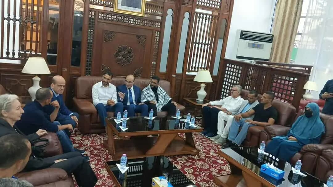 11 Algerians participating in “Sumud Flotilla” in solidarity with Gaza arrive in Algiers