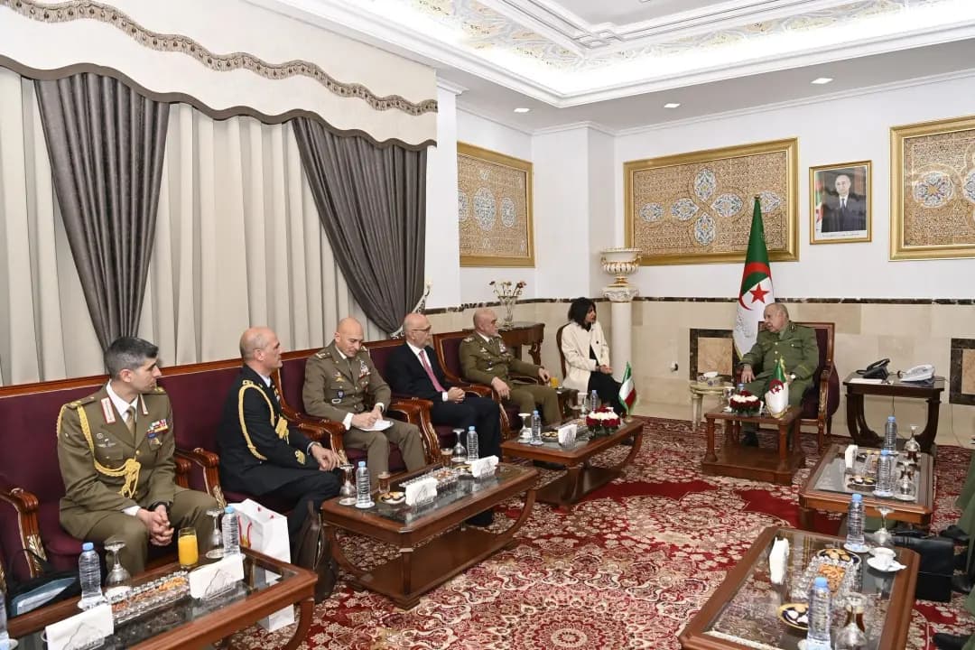 General Chanegriha receives Chief of Staff of Italian Army