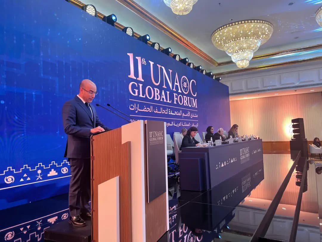 Chaib leads Algerian delegation at 11th Global Forum of UN Alliance of Civilizations in Riyadh