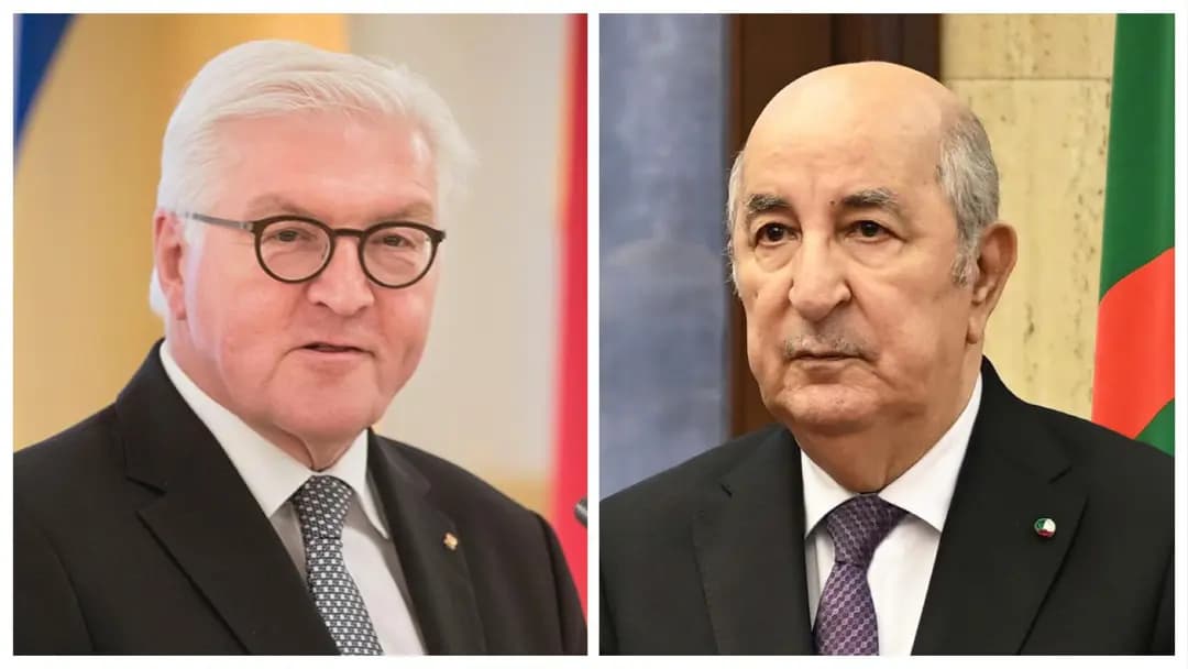 President Tebboune receives phone call from German counterpart