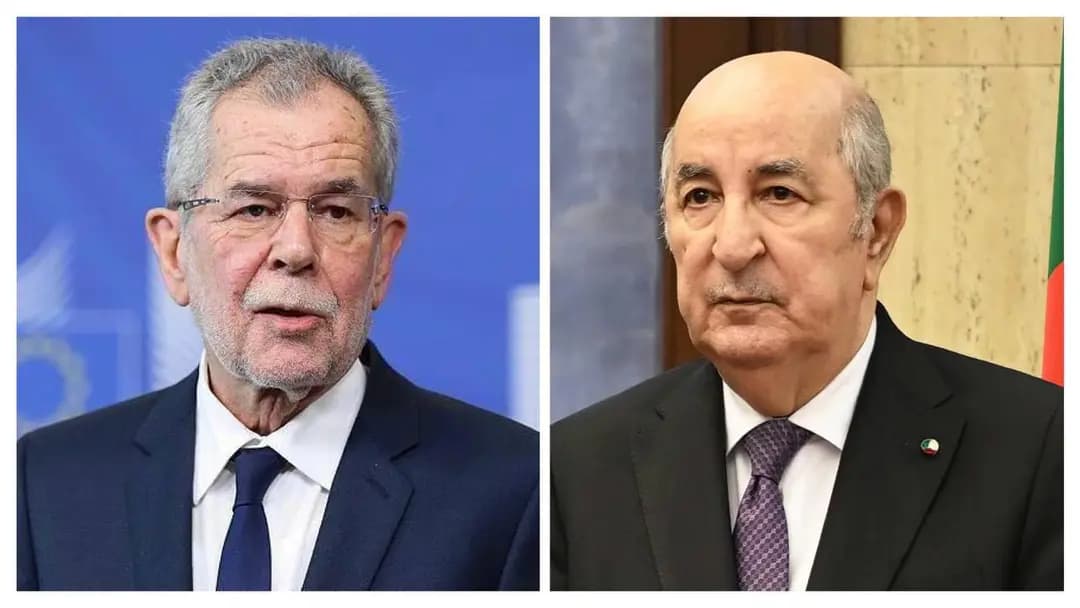 71st Revolution anniversary: President Tebboune receives congratulations from Austrian counterpart