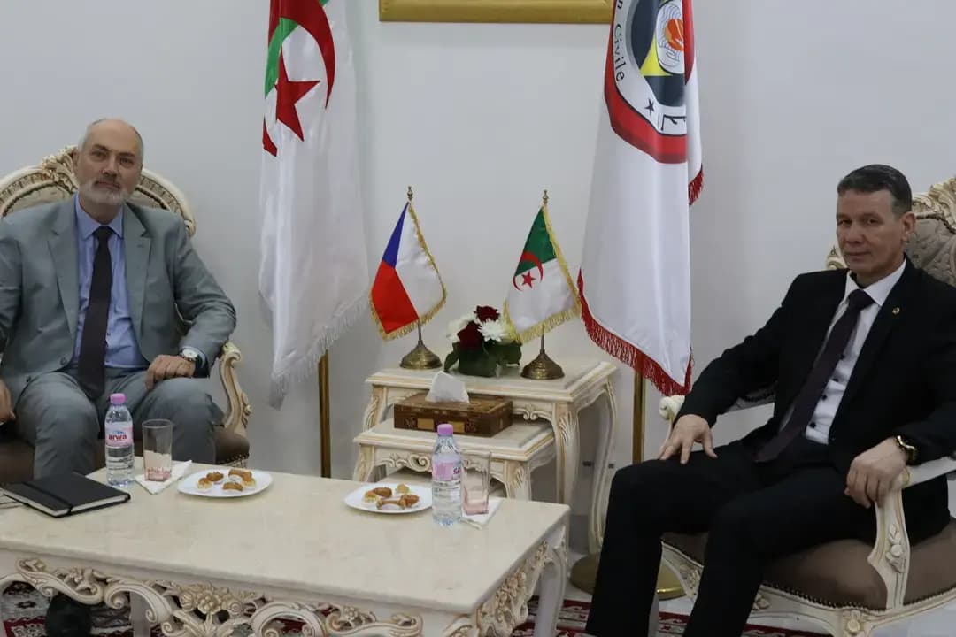 Boughlef, Czech ambassador discuss civil protection cooperation