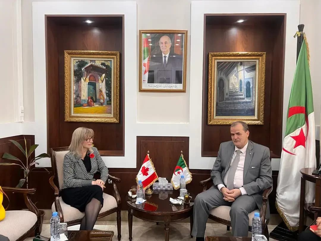 Rezig discusses with Canadian ambassador strengthening of economic, trade cooperation