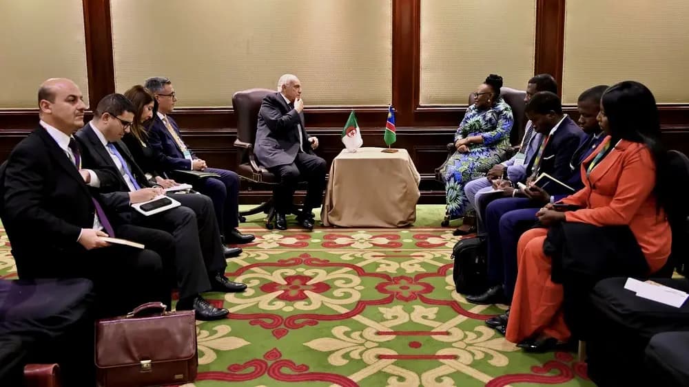 2nd Africa-Russia Partnership Forum: Attaf holds talks with Namibian counterpart in Cairo