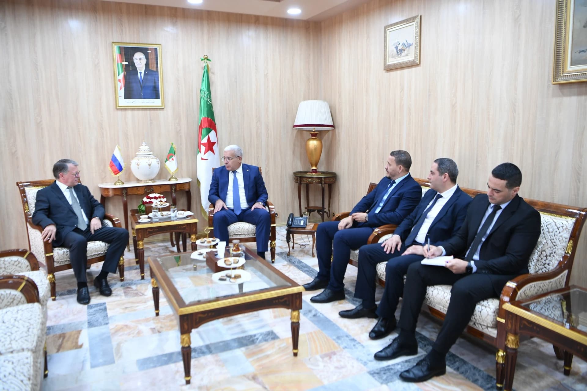 Boughali receives Russia’s ambassador to Algeria