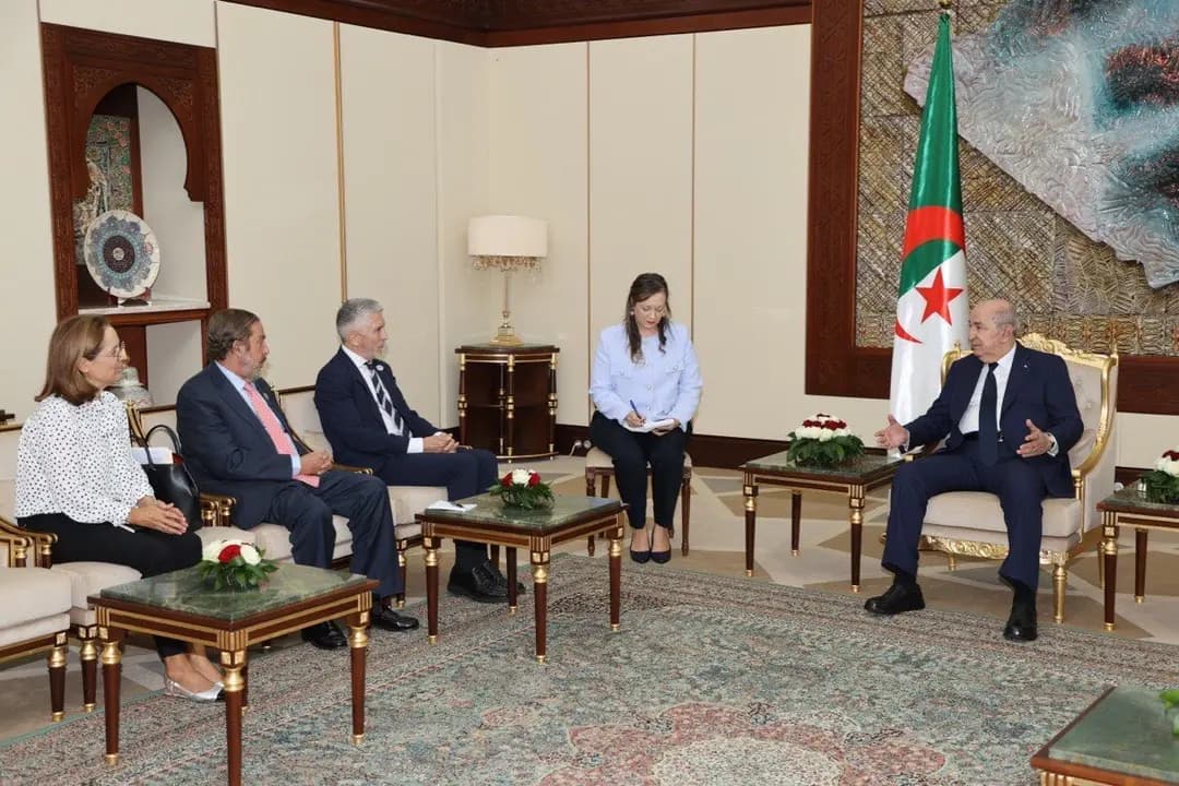 President Tebboune receives Spanish Interior minister