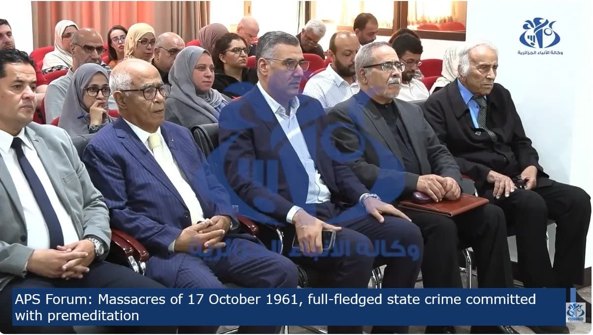 APS Forum: Massacres of 17 October 1961, full-fledged state crime committed with premeditation